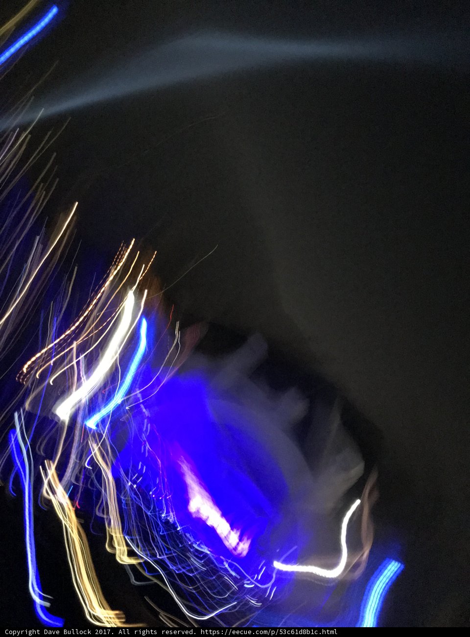 Blue Bonfire Flame