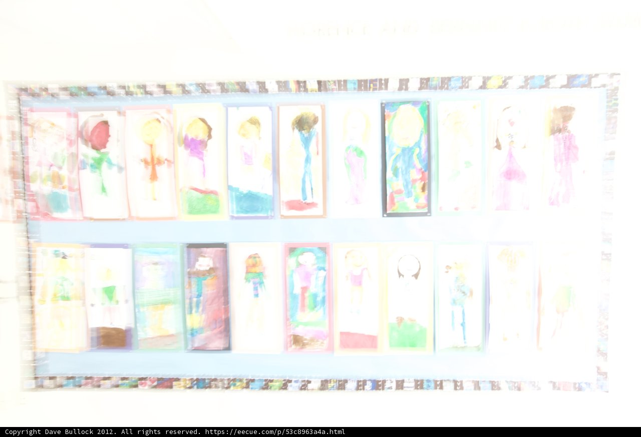 Child's Artwork Takes Center Stage