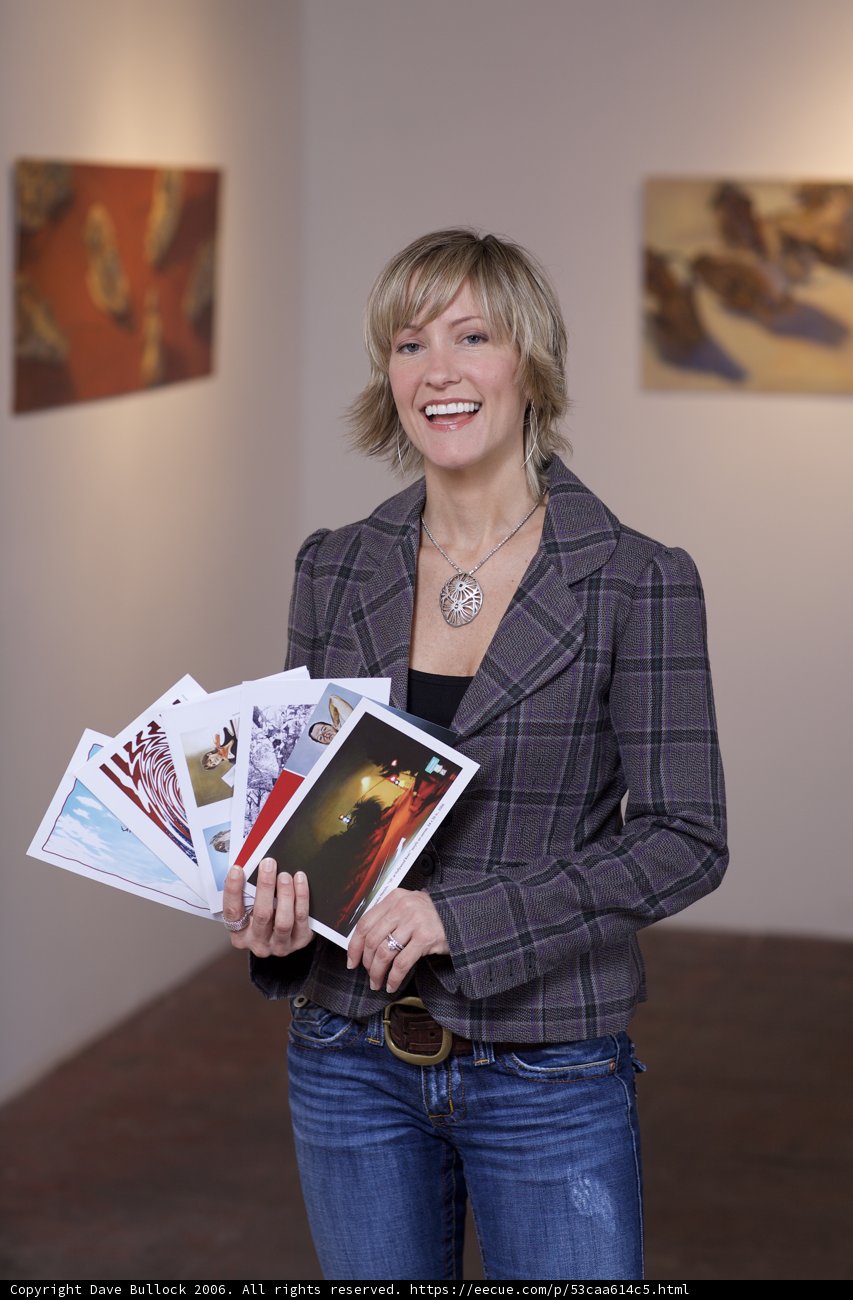 Art and Fashion: A Woman and Her Cards