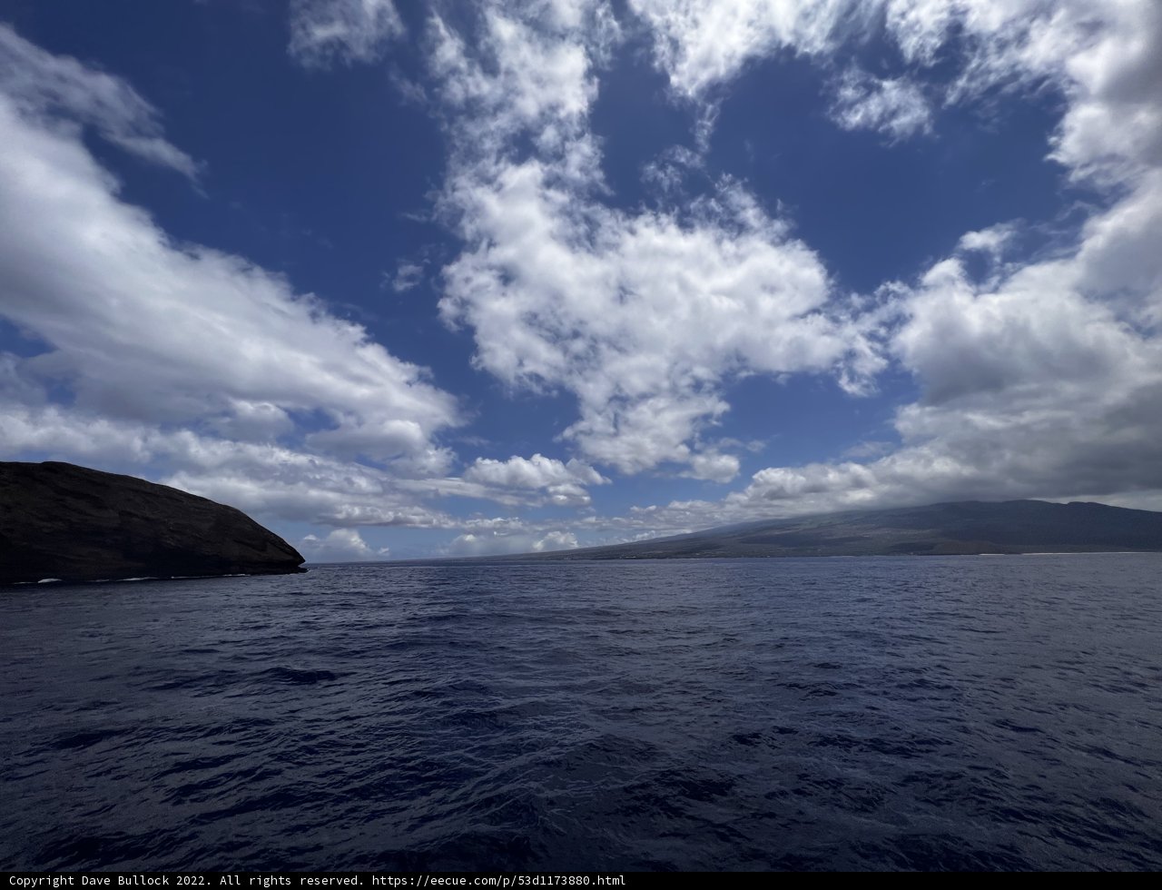 Azure Sky over Alalakeiki Channel