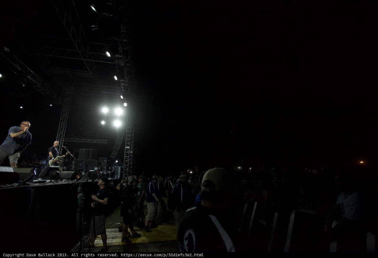 Night Performance with a Mic
