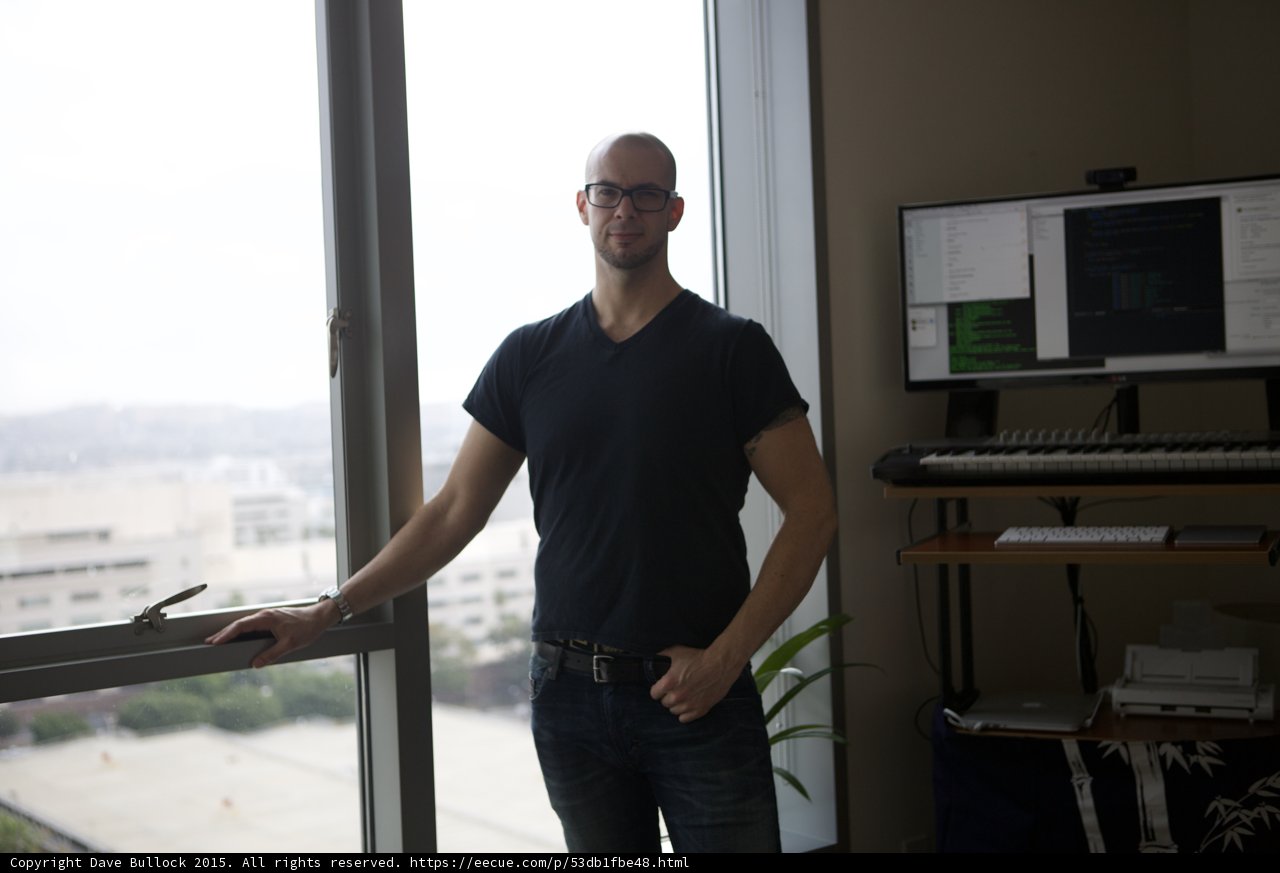 Developer by the Window