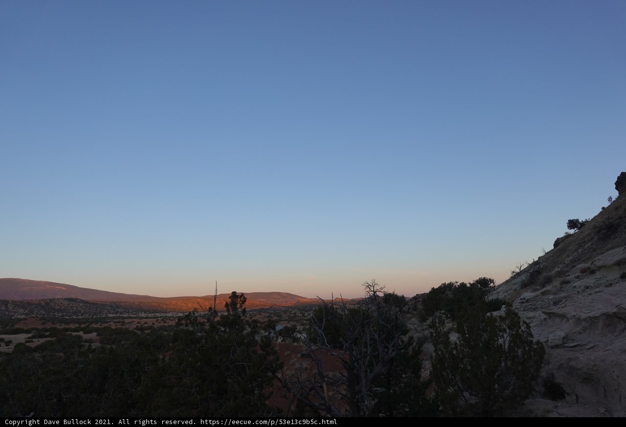 Desert Horizon at Sunset