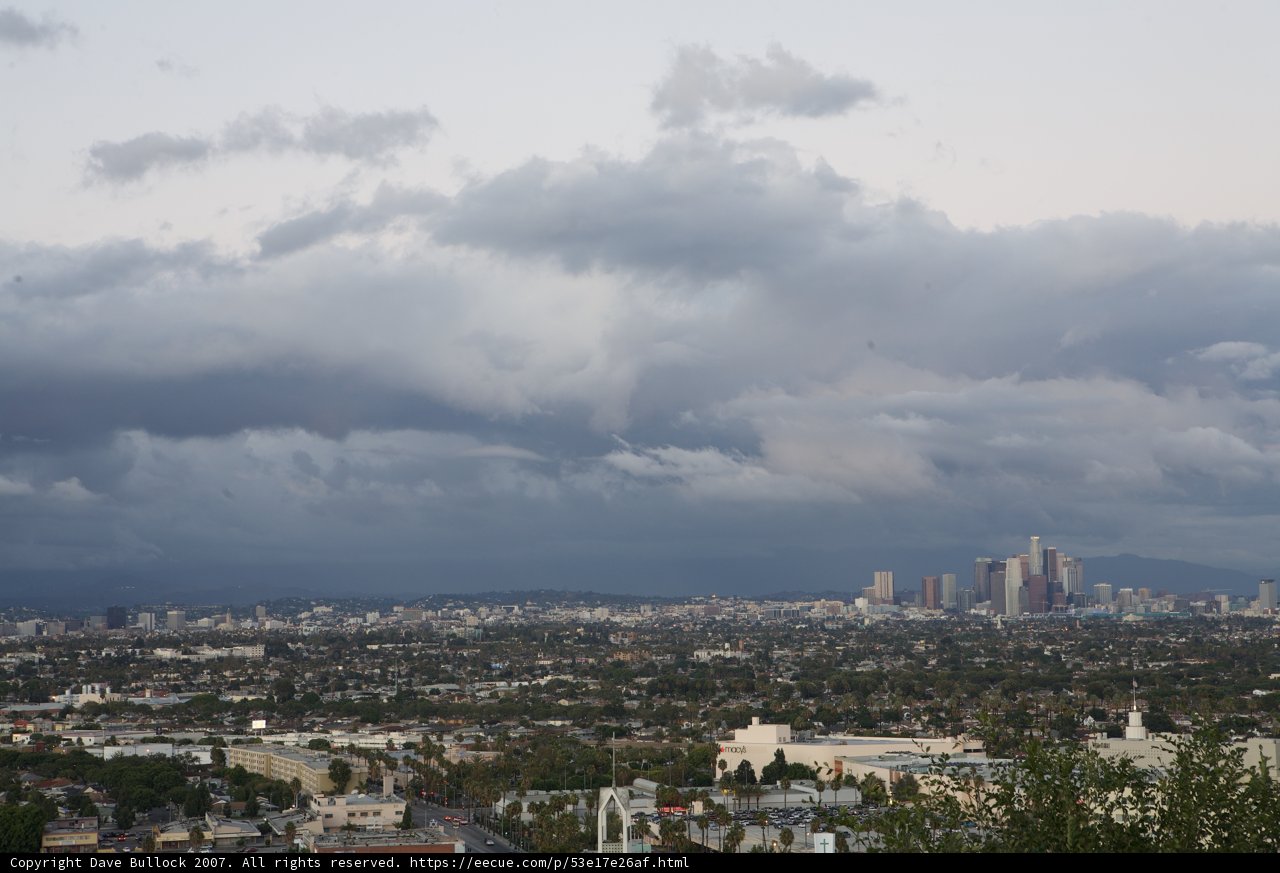 Moody Skies over the City