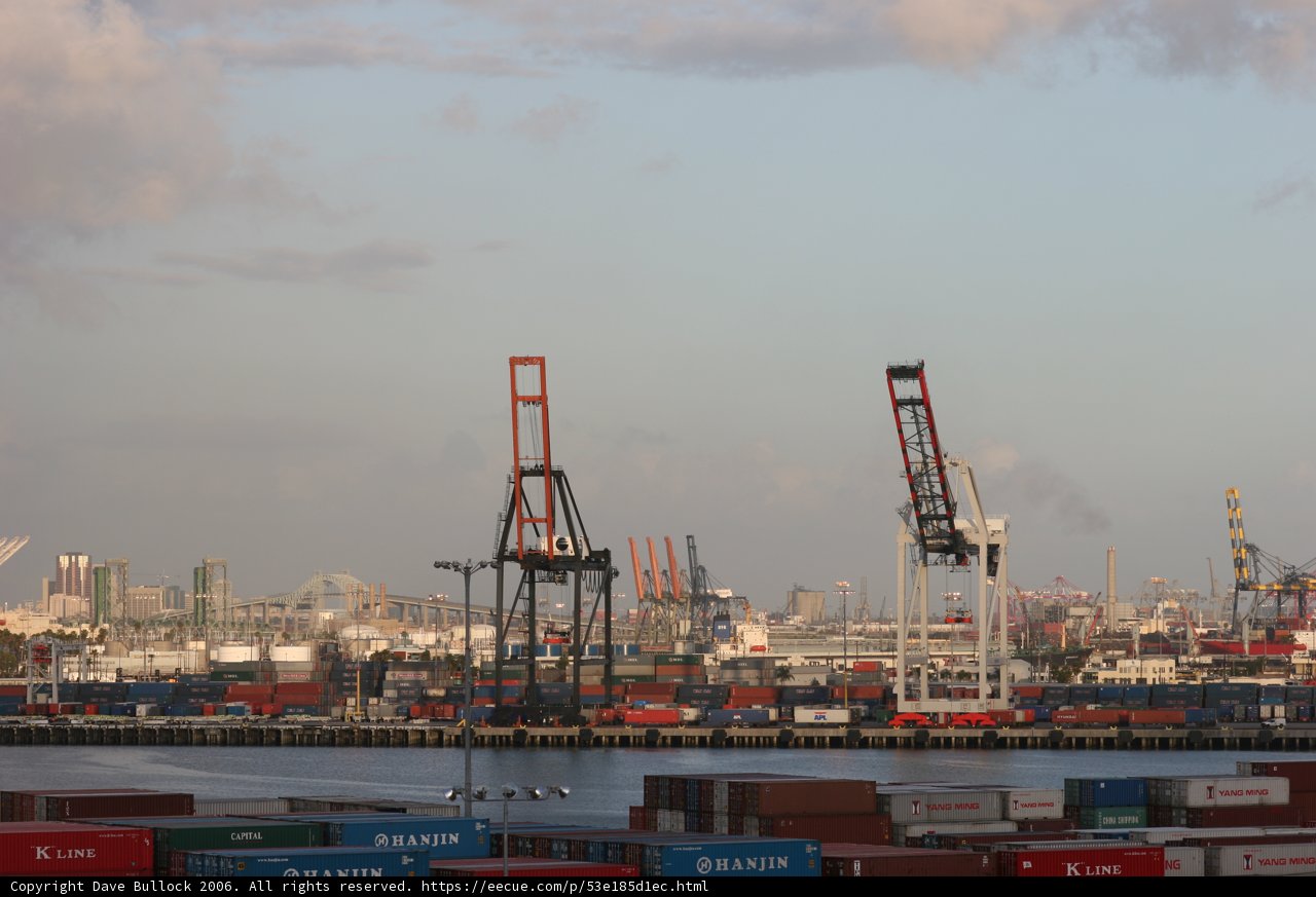 Cloudy Skies Over the Urban Port