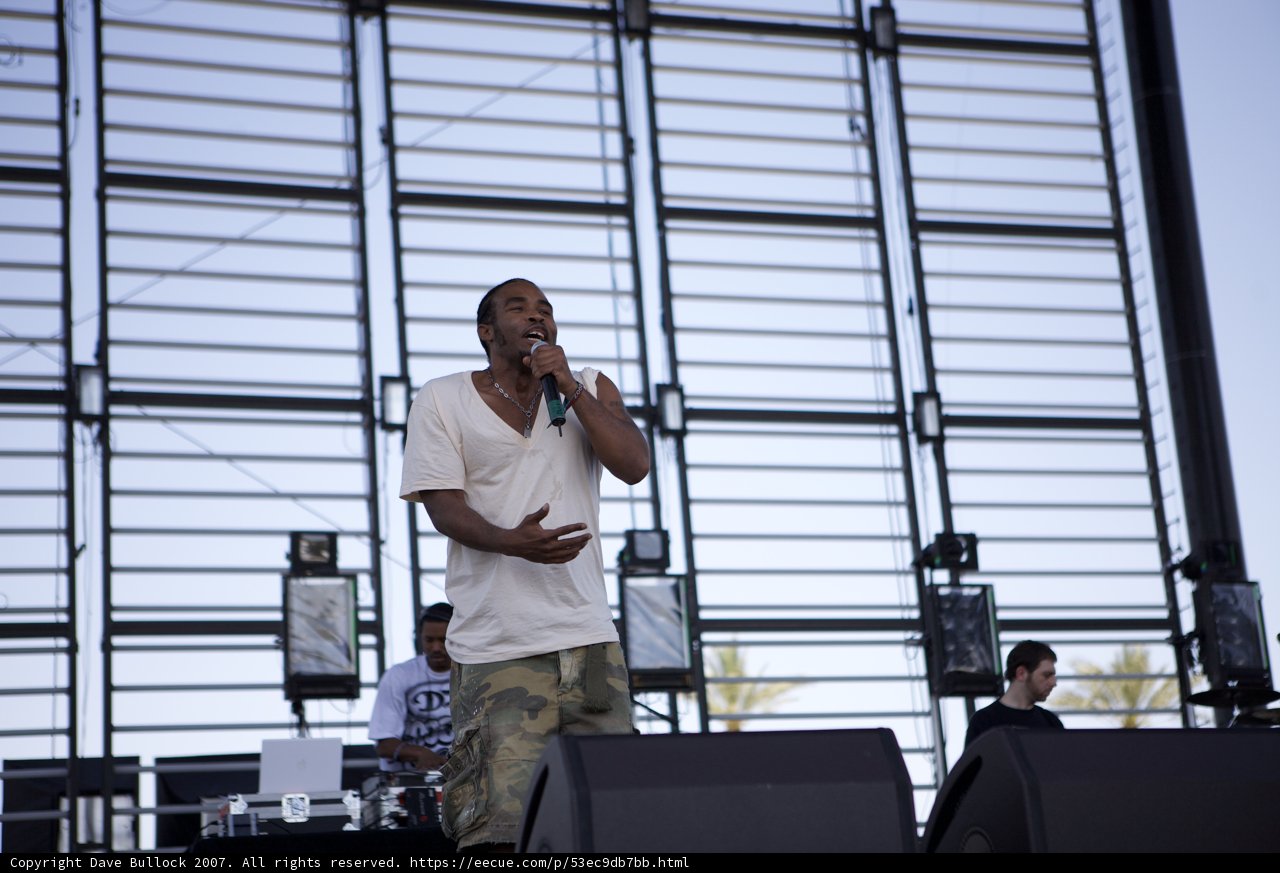 Pharoahe Monch electrifies the crowd at Coachella 2007