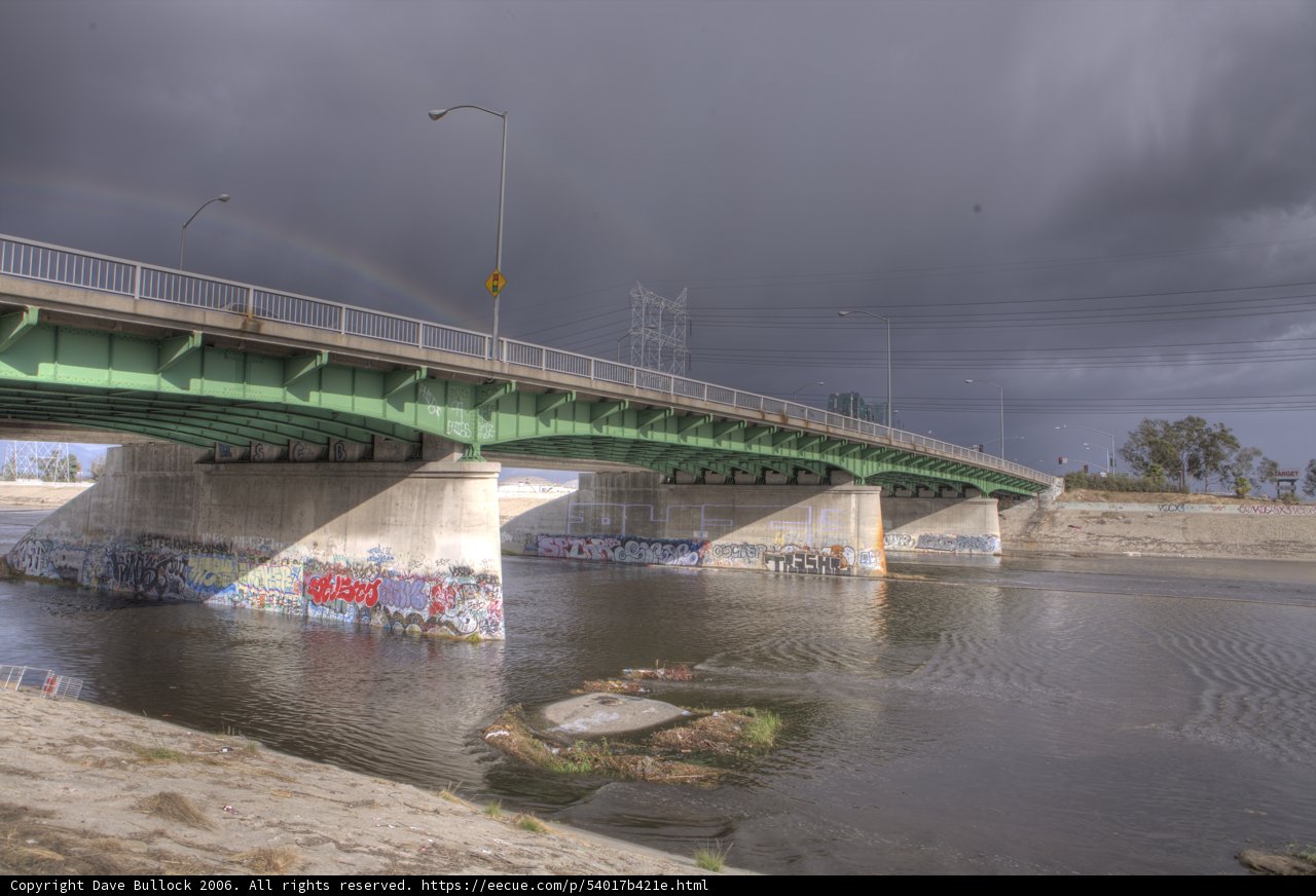 Graffiti on the Freeway Overpass