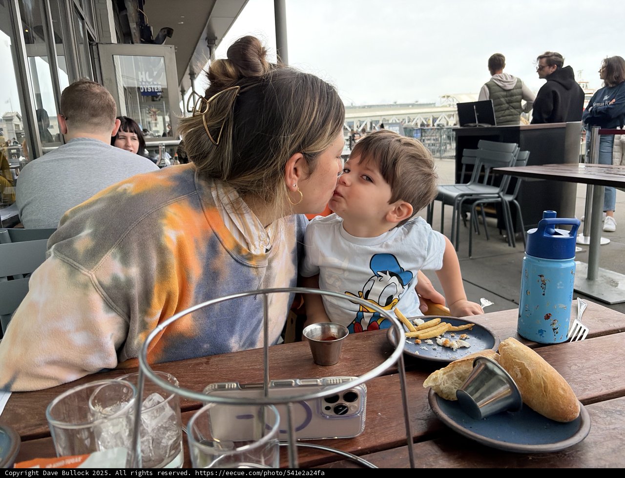Café Kisses at the Ferry Building