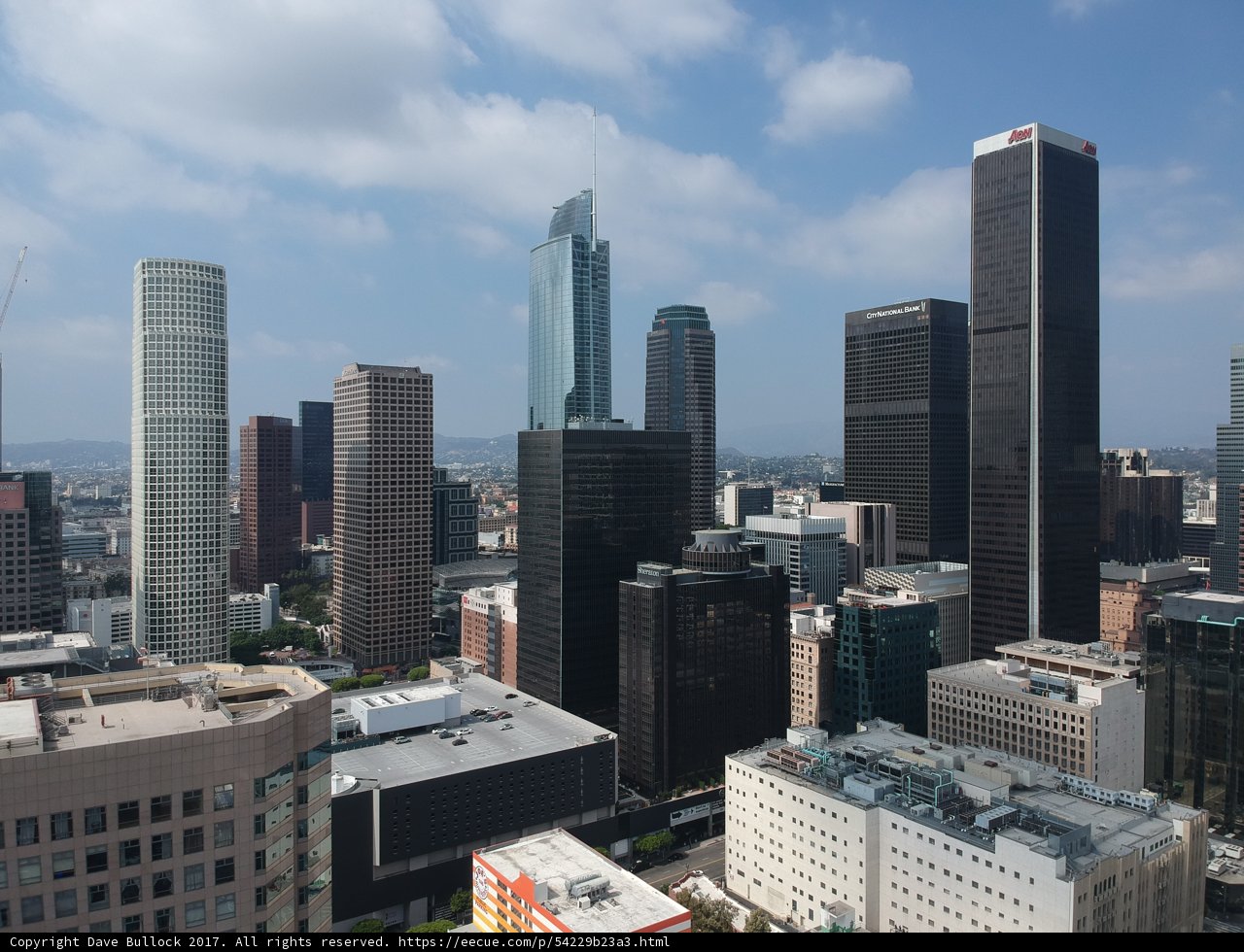 Sky-High View of the Urban Metropolis