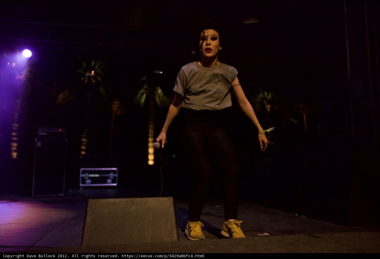 Nic Endo Rocks Coachella Stage in Yellow Shoes