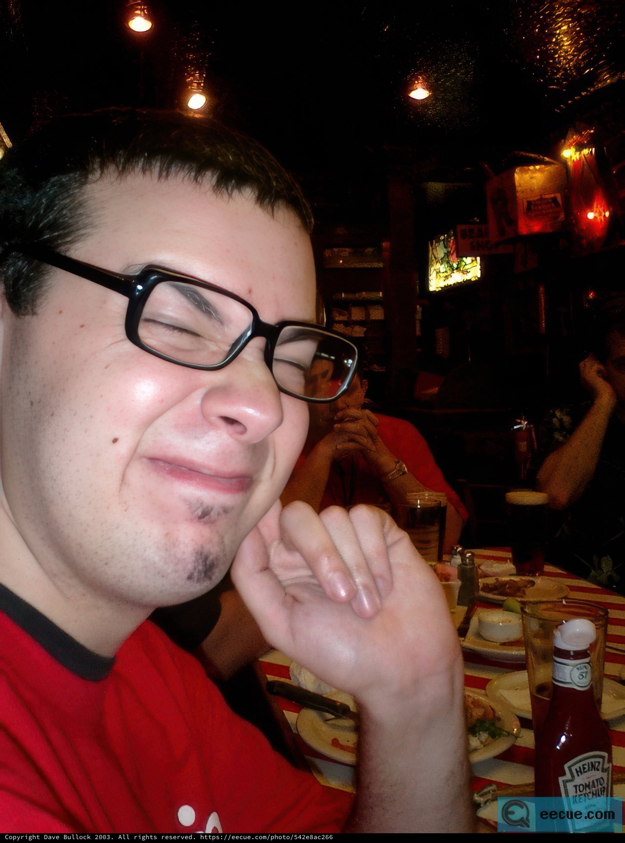 Dave B Enjoying a Glass of Beer
