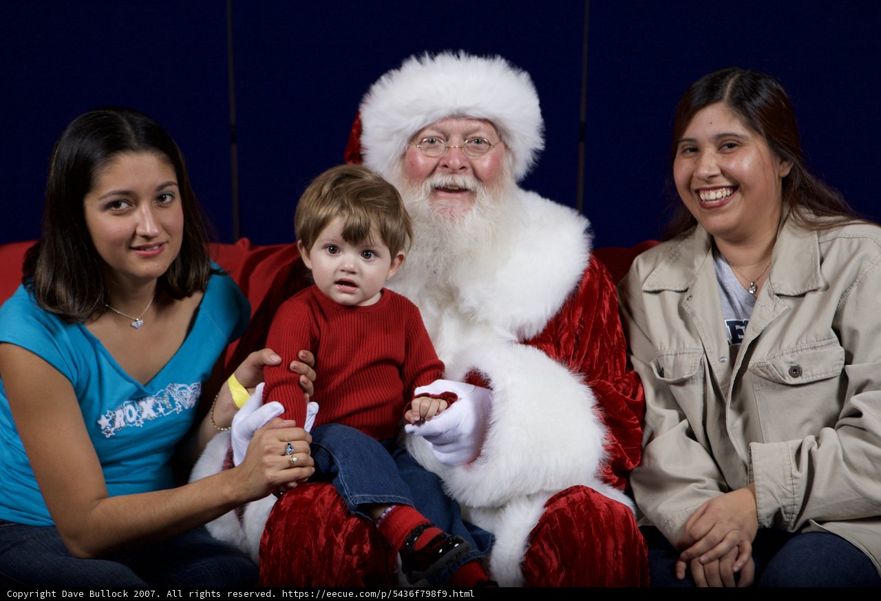A Festive Photo with Santa