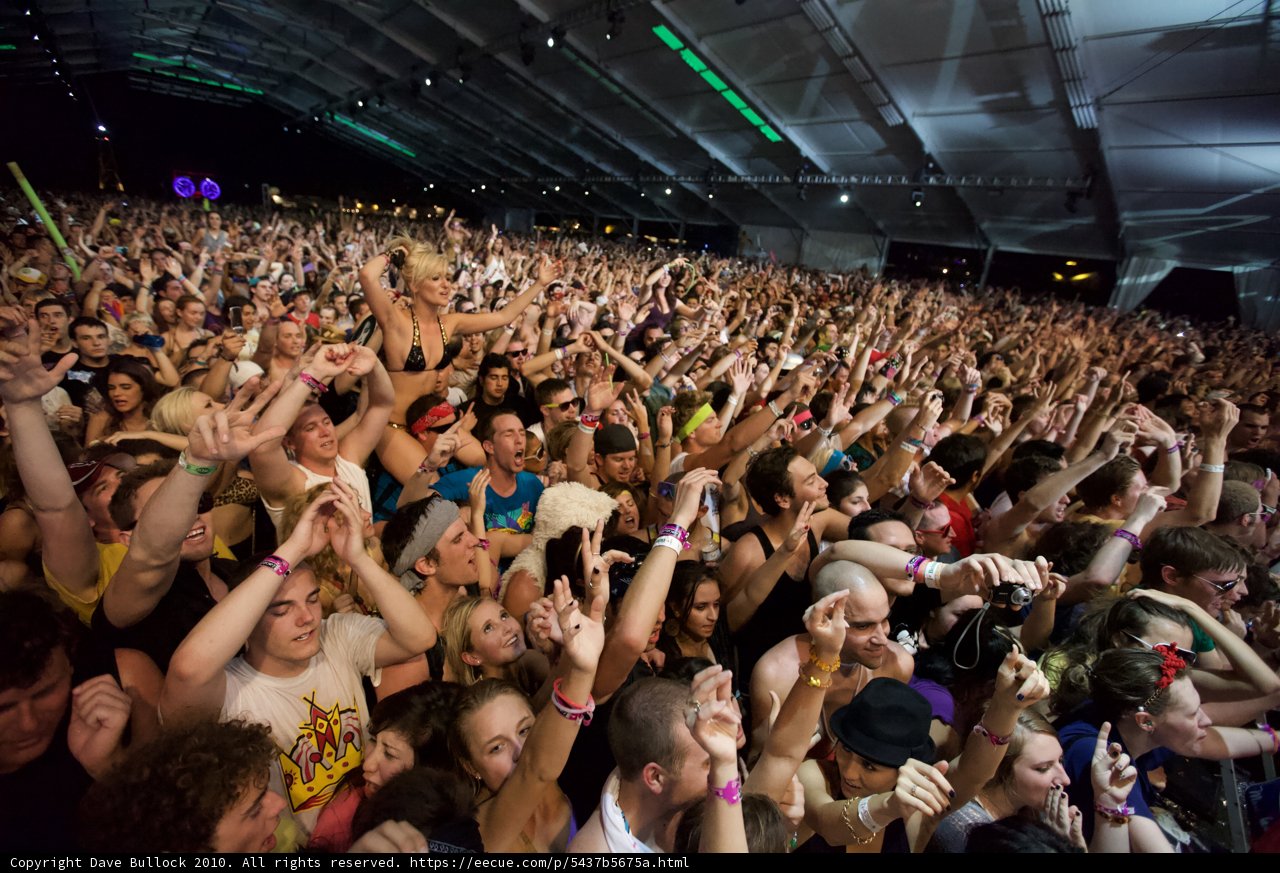 Hands Up in the Urban Nightlife