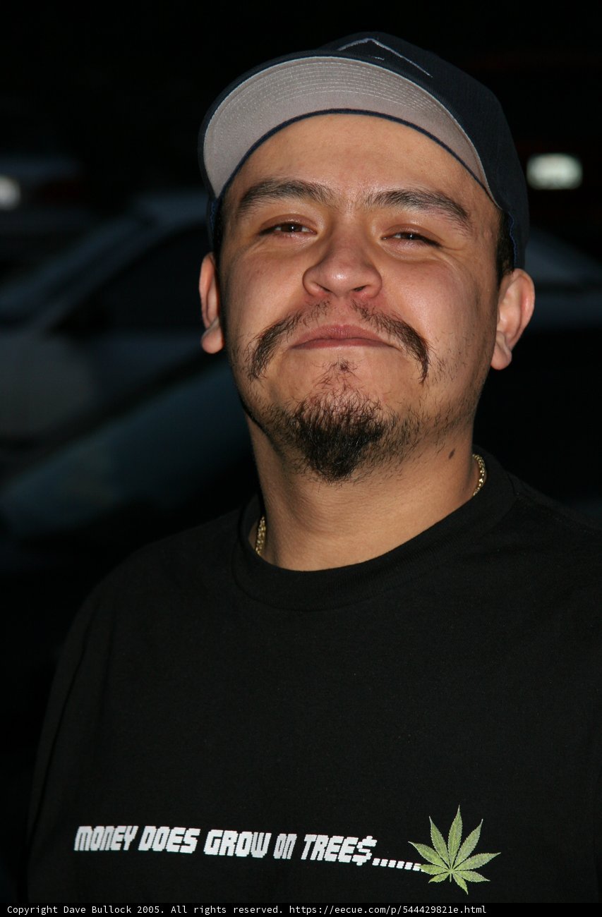 Man with a baseball cap