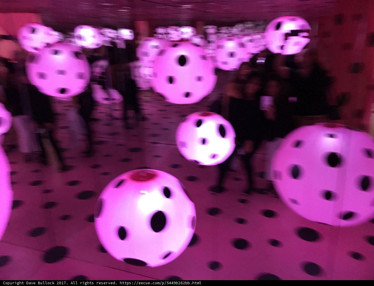 Pop of Pink at The Broad