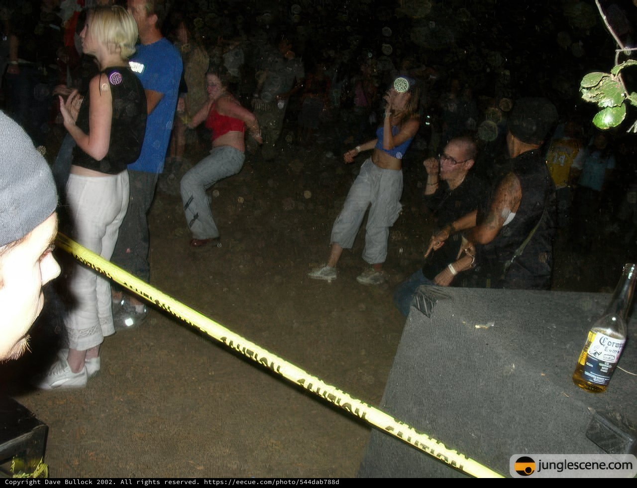 Dancing under caution tape