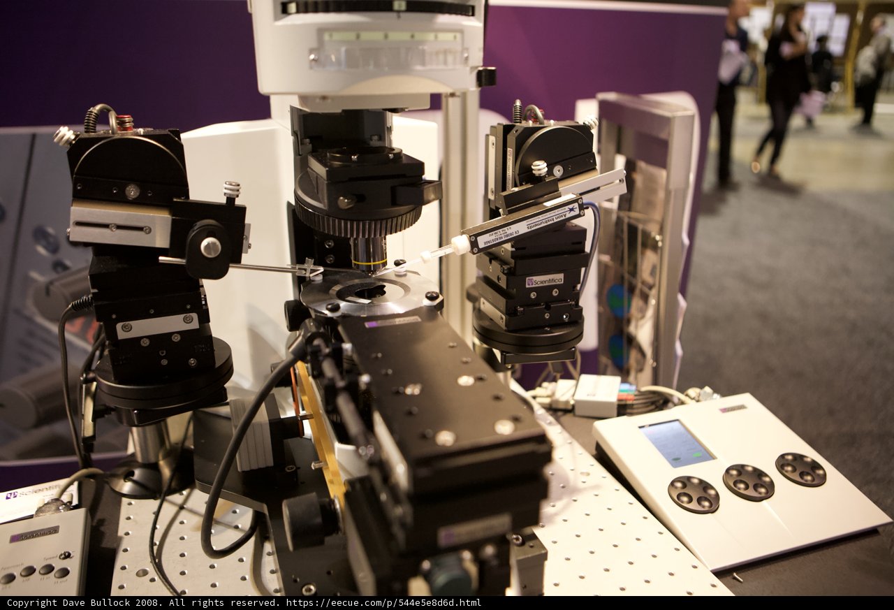 Microscope Displayed at Trade Show