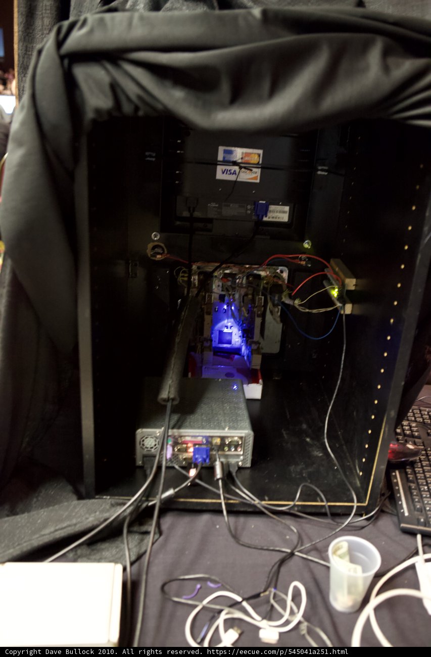 Blue-Lit Computer