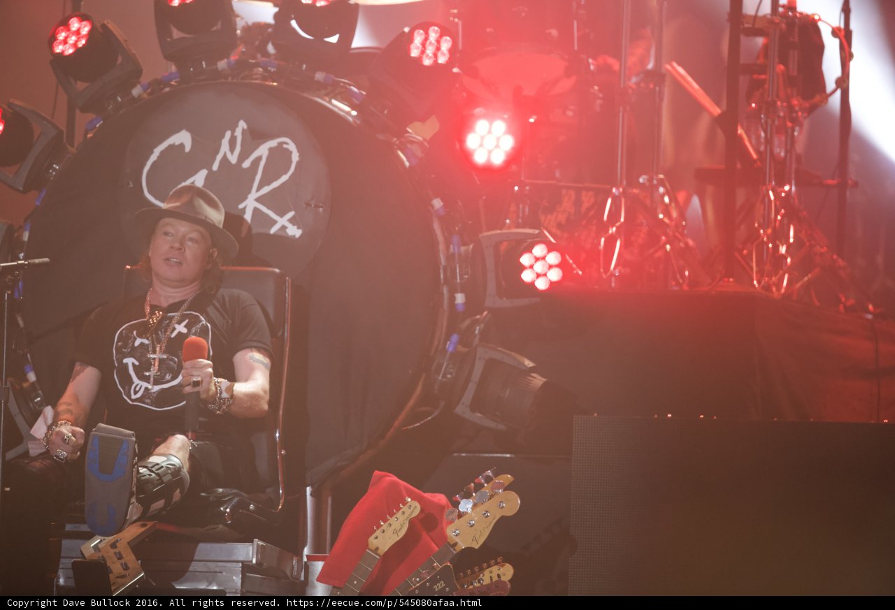 Axl Rose Rocking the Stage at Coachella 2016