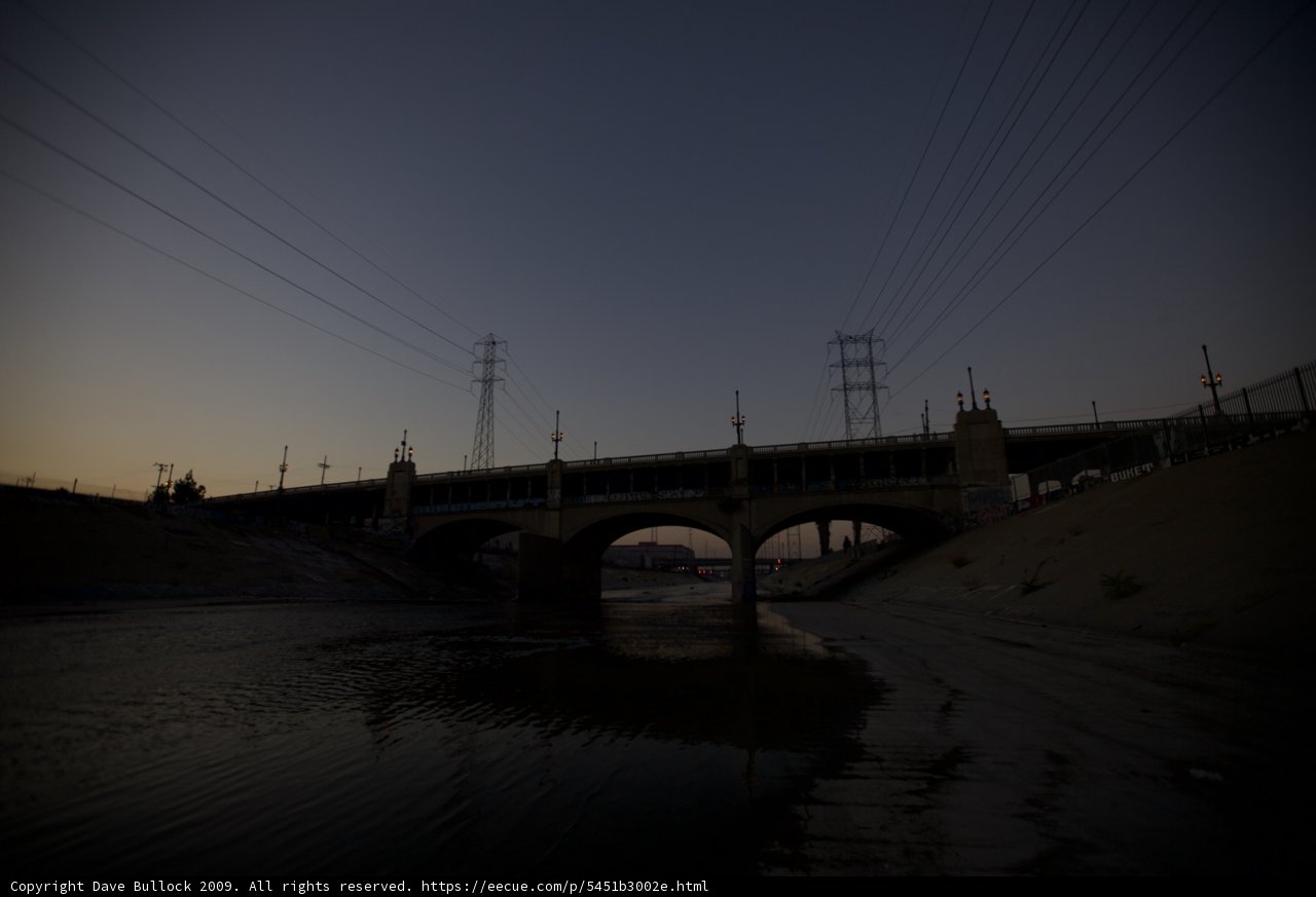 Dusk Over the LA River