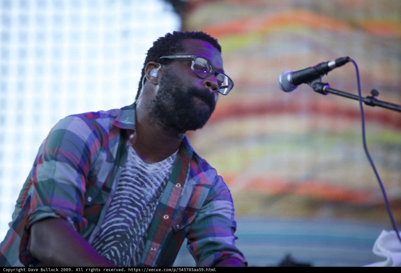 Tunde Adebimpe Plays Keyboard at Coachella