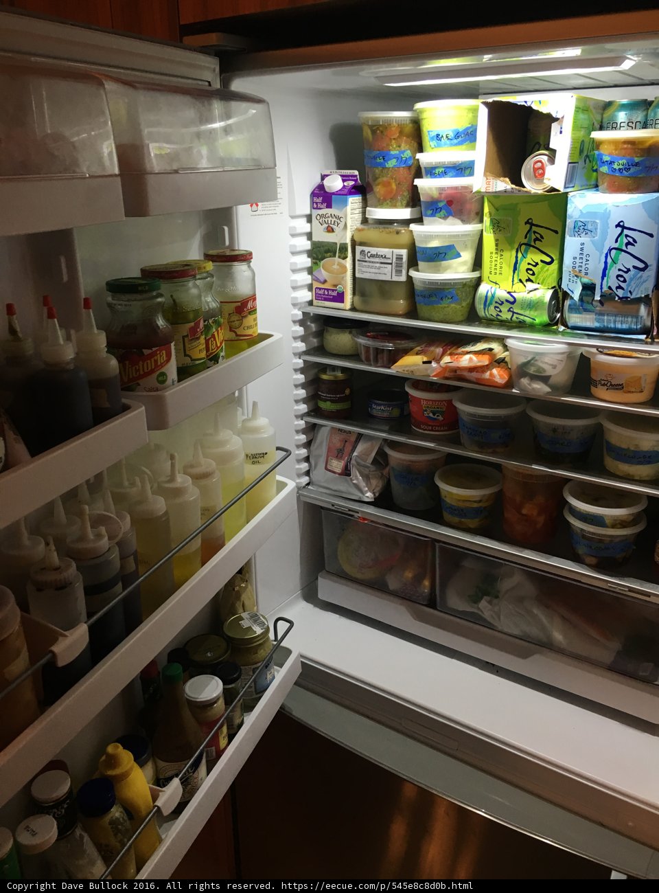 Stocked Refrigerator