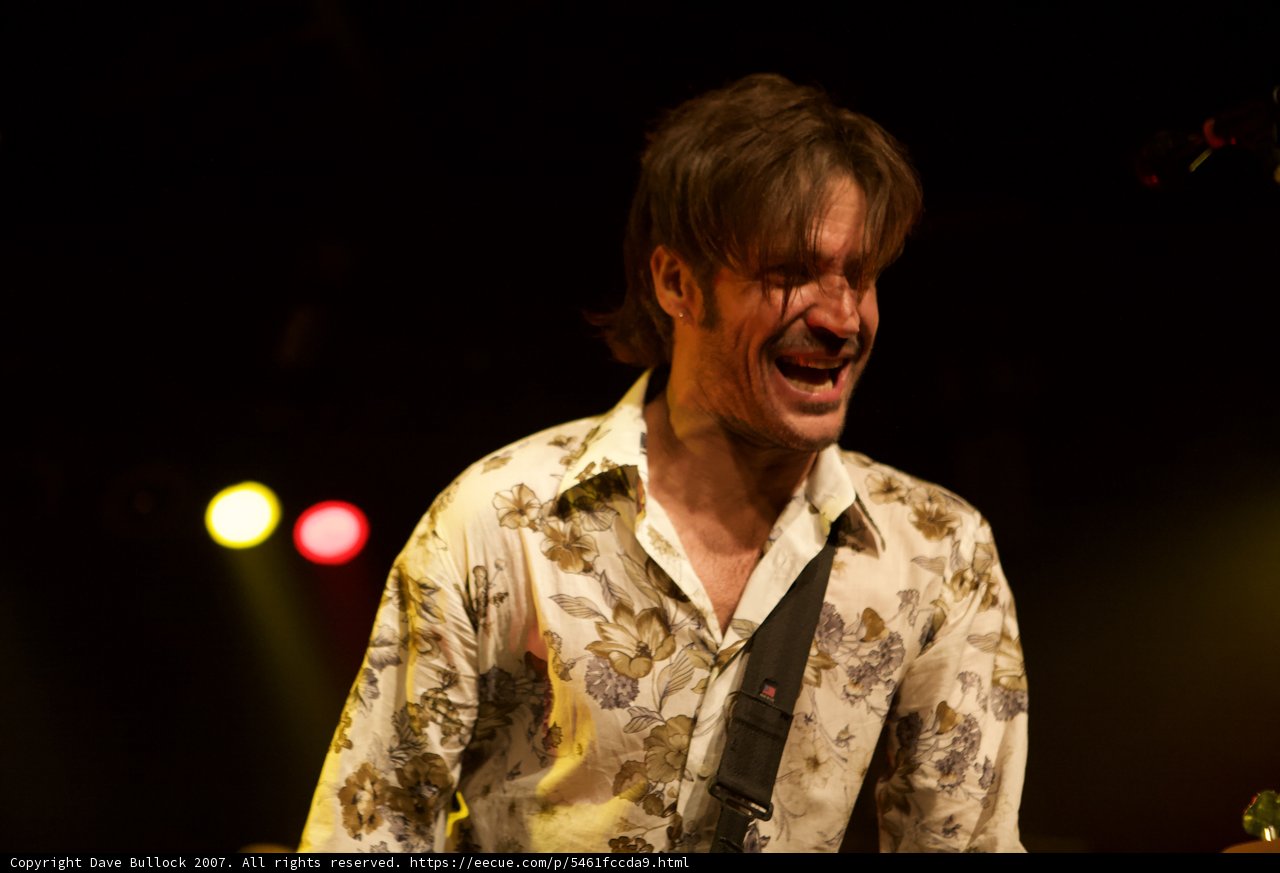Guitar Man in Floral: Jamming at Glasshouse