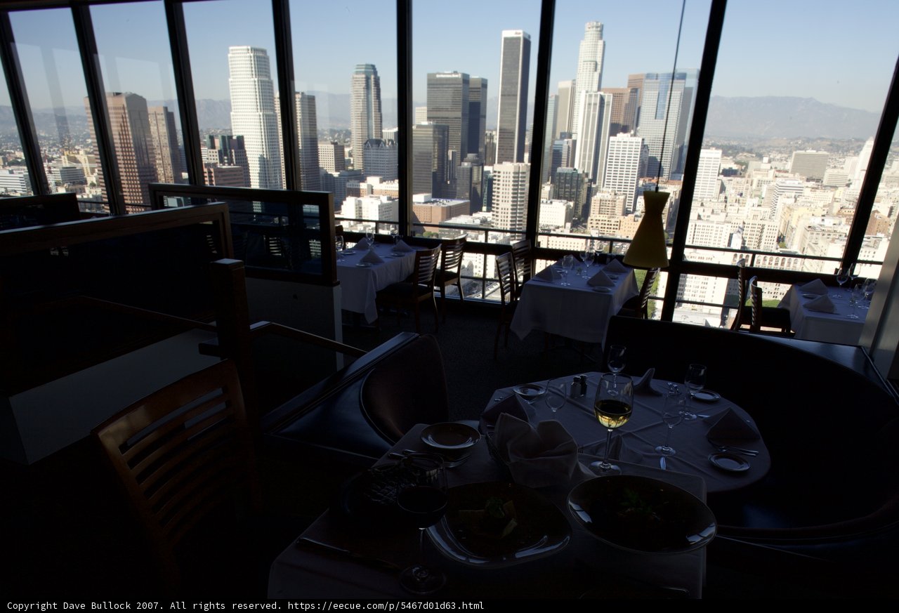 Dining with a Stunning Cityscape View
