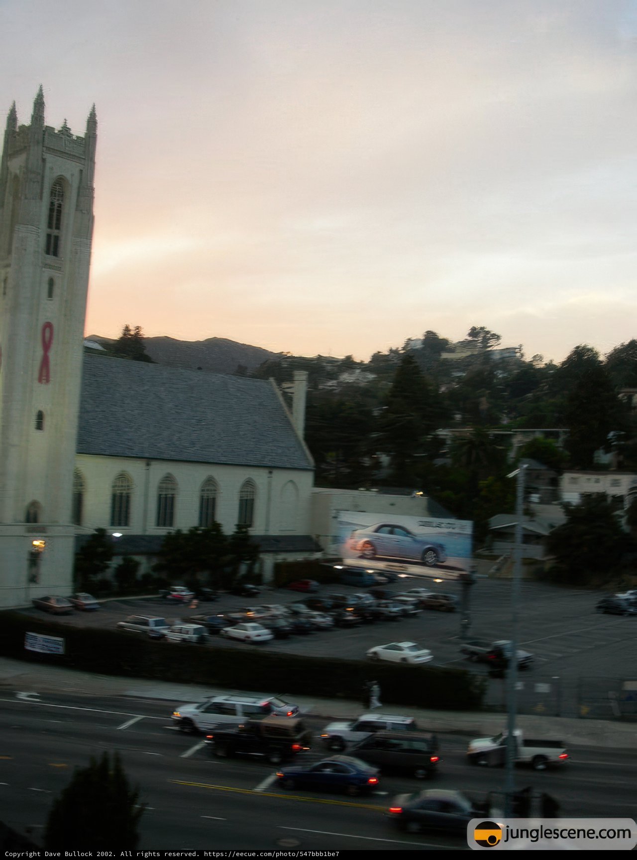 Church Tower in the City