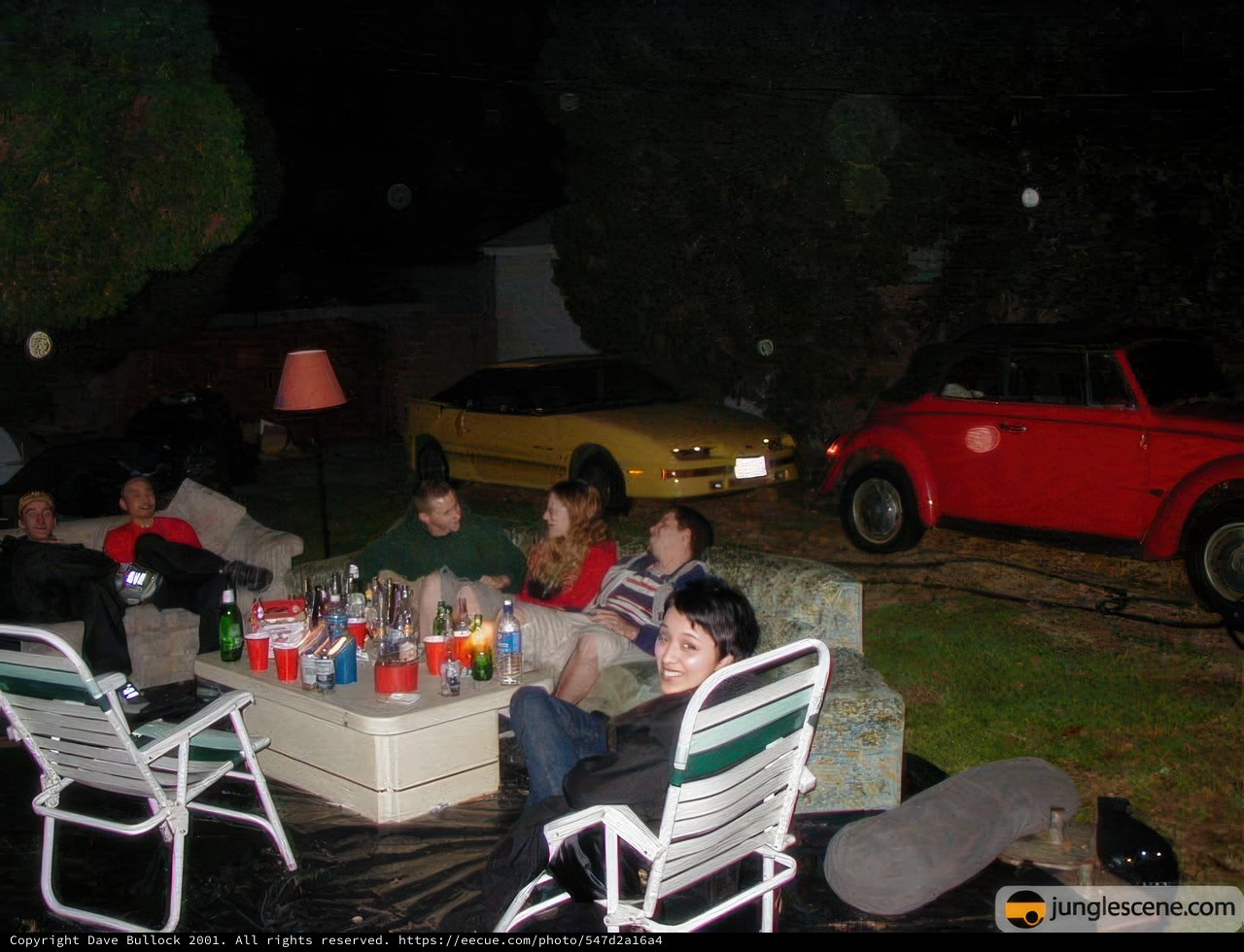 A Night of Outdoor Dining with Friends and Family