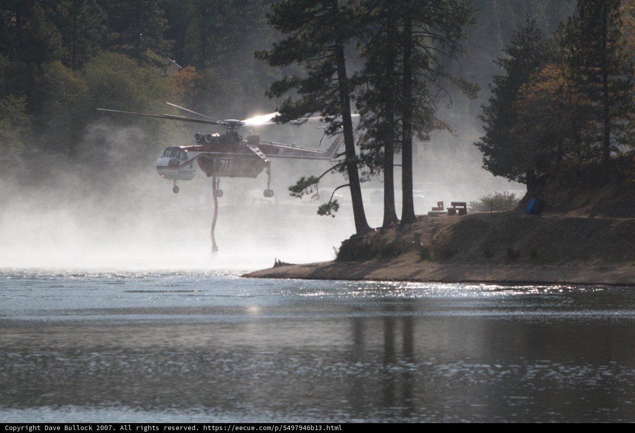 Aerial Firefighting over Lake