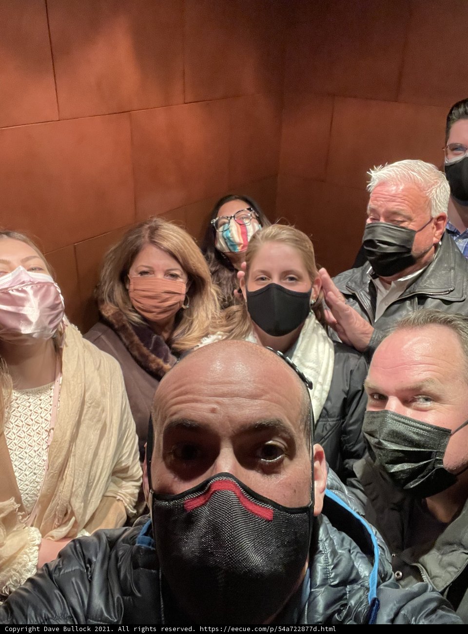 Elevator Group Shot in Santa Fe