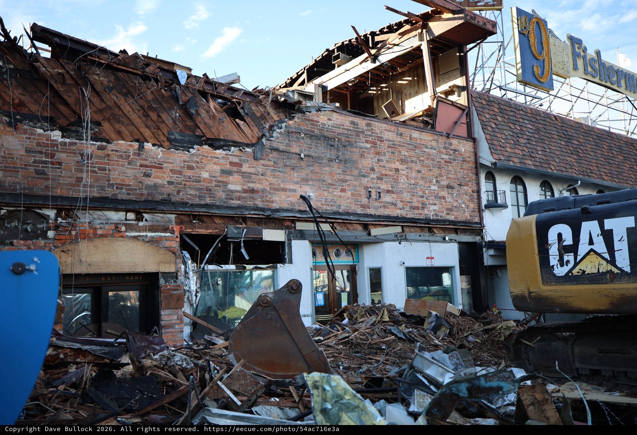 Aftermath of Severe Building Destruction and Demolition