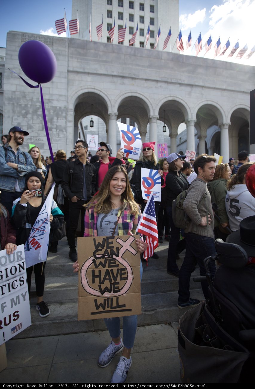 Women's March in Grand Park