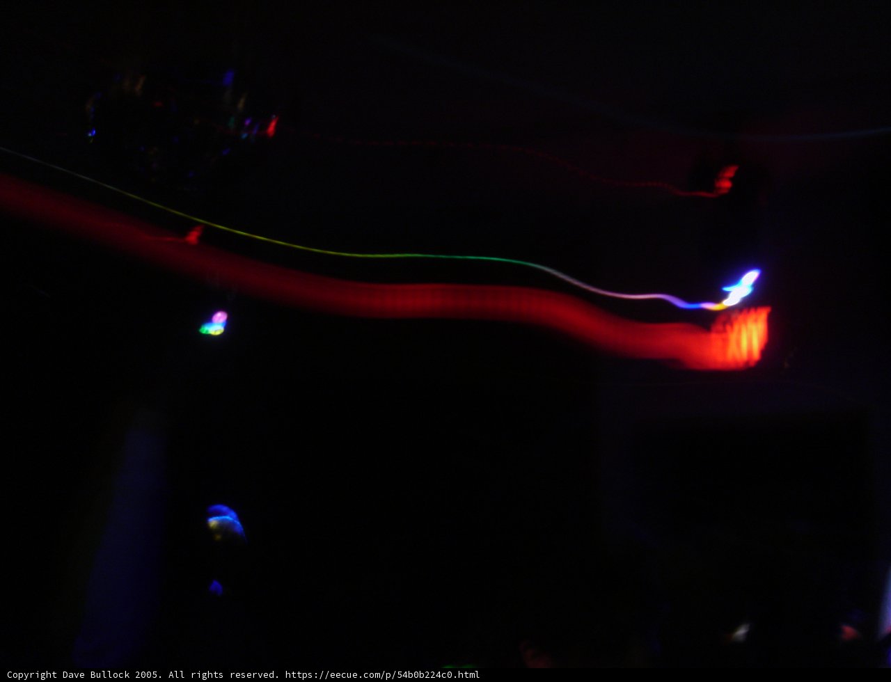 Blurry Night Club Lights