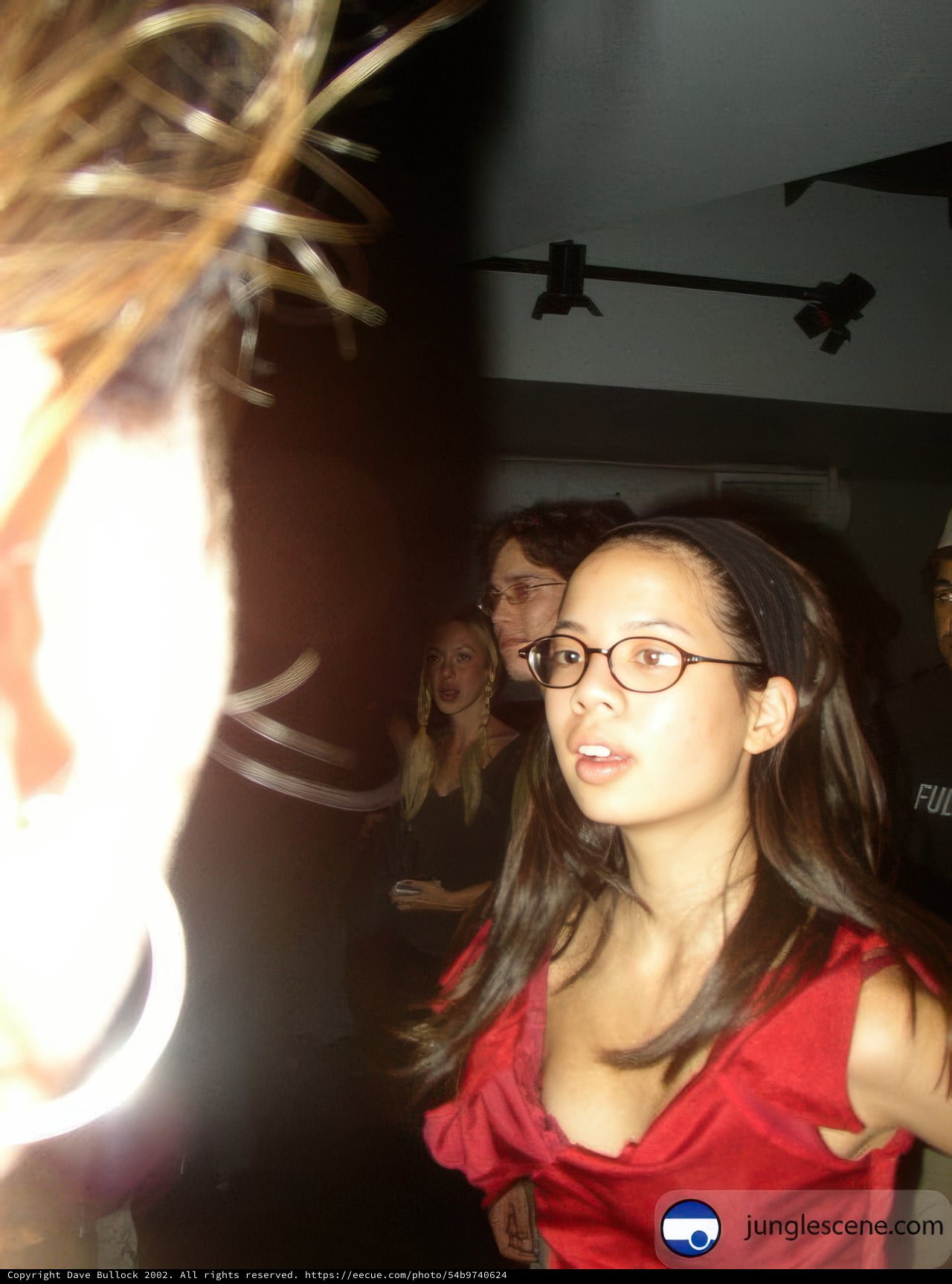 Portrait of a Young Woman Wearing Glasses