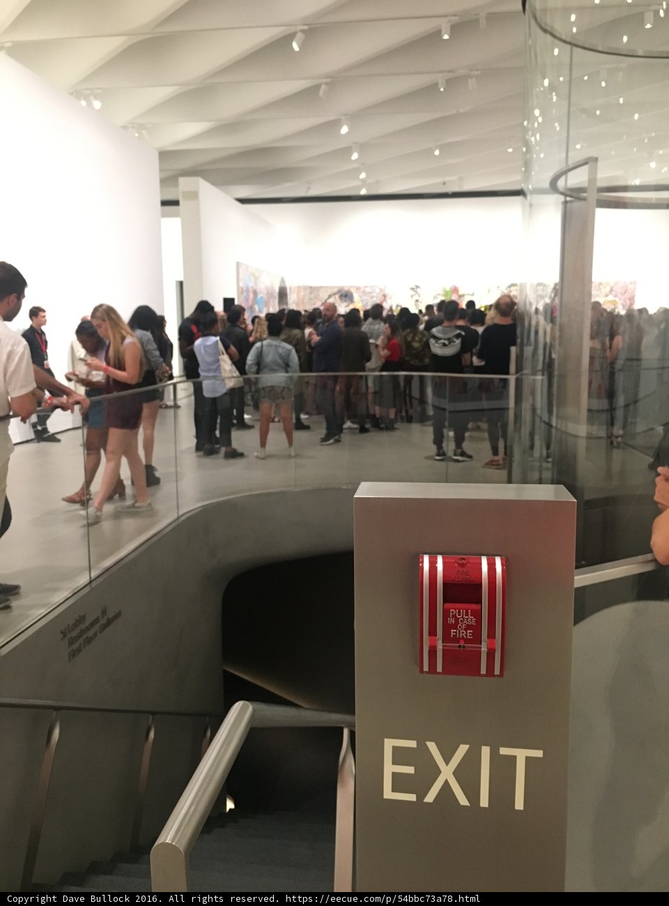 Airport Crowd at The Broad