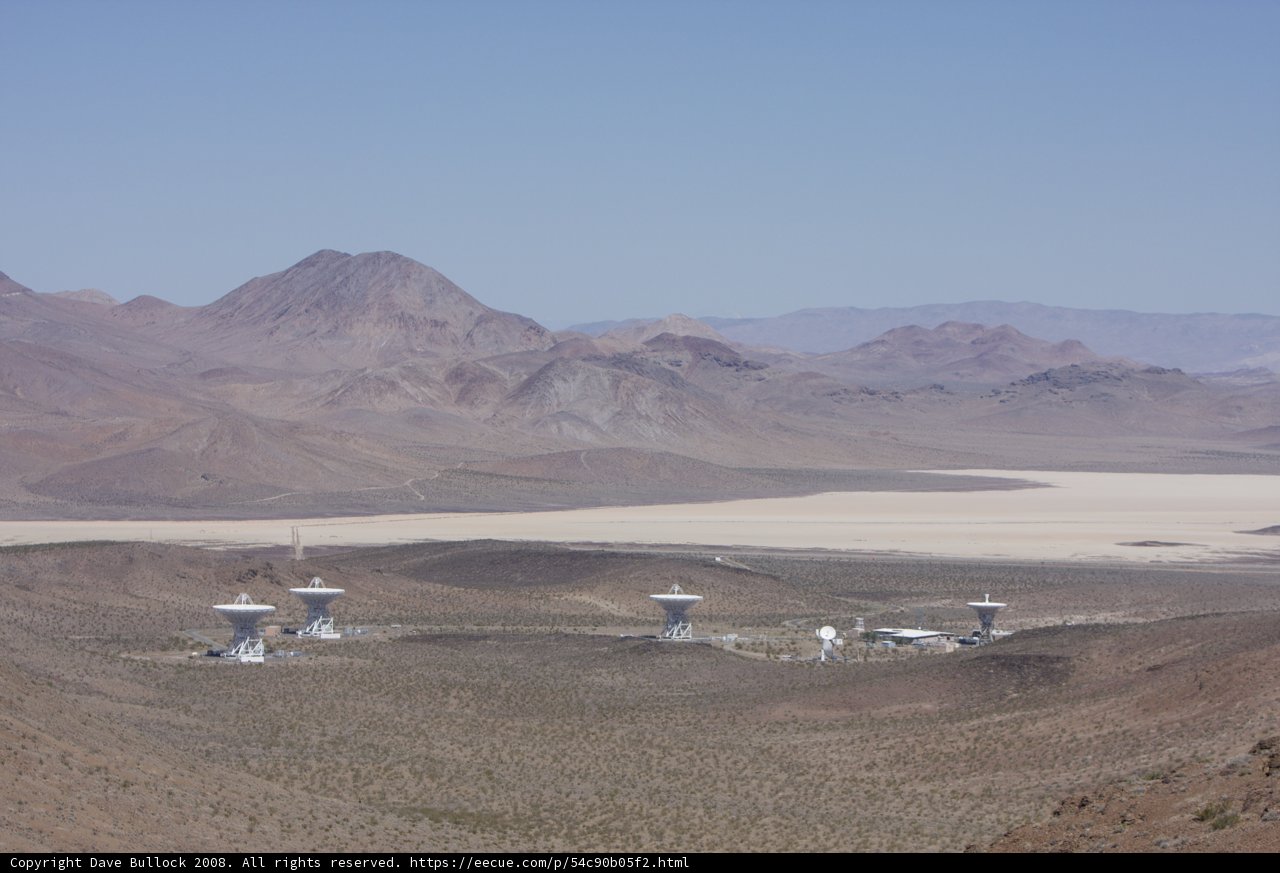 The Alice Observatory in the Vast Desert Landscape