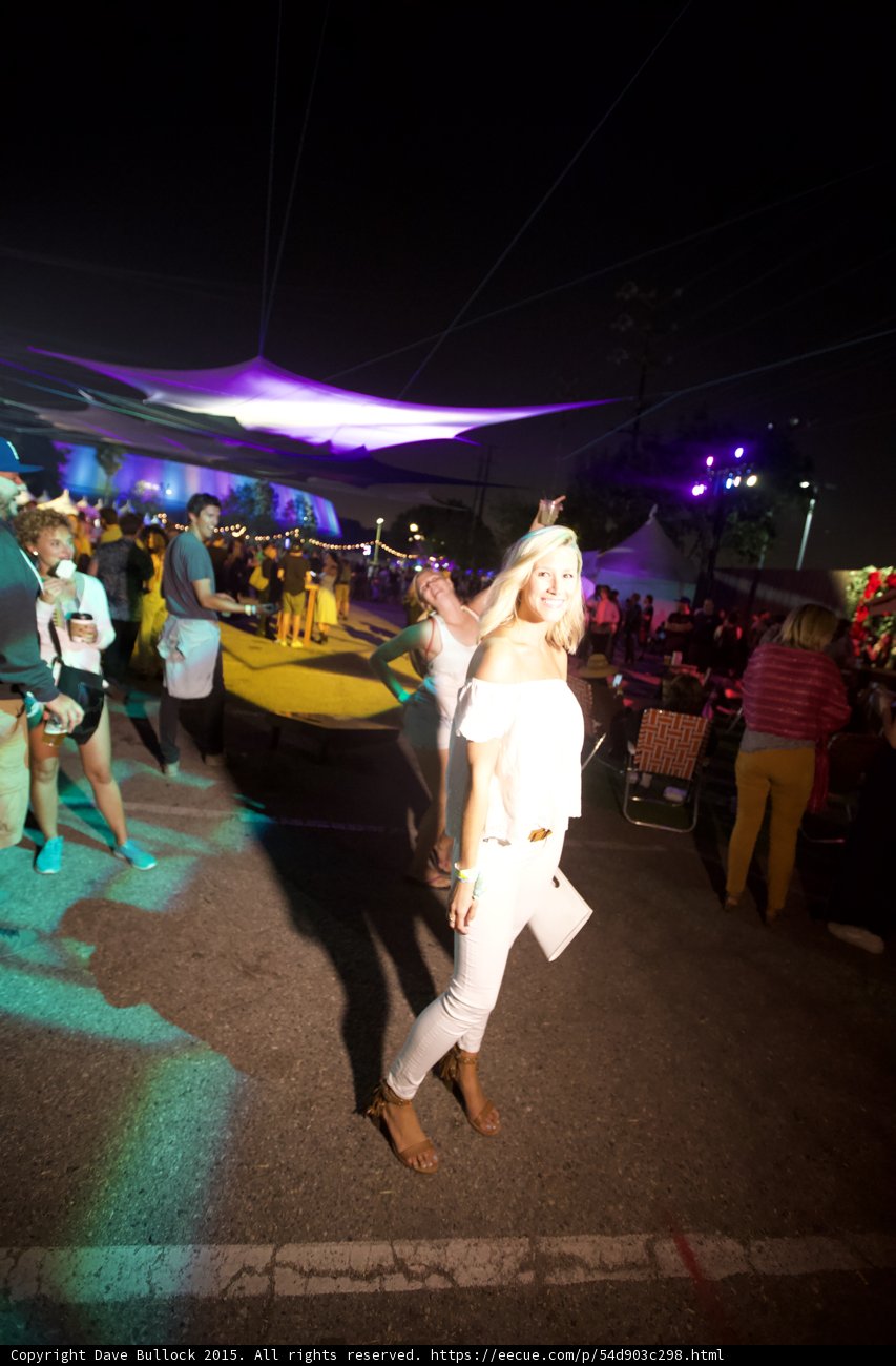 Blonde Woman Dancing