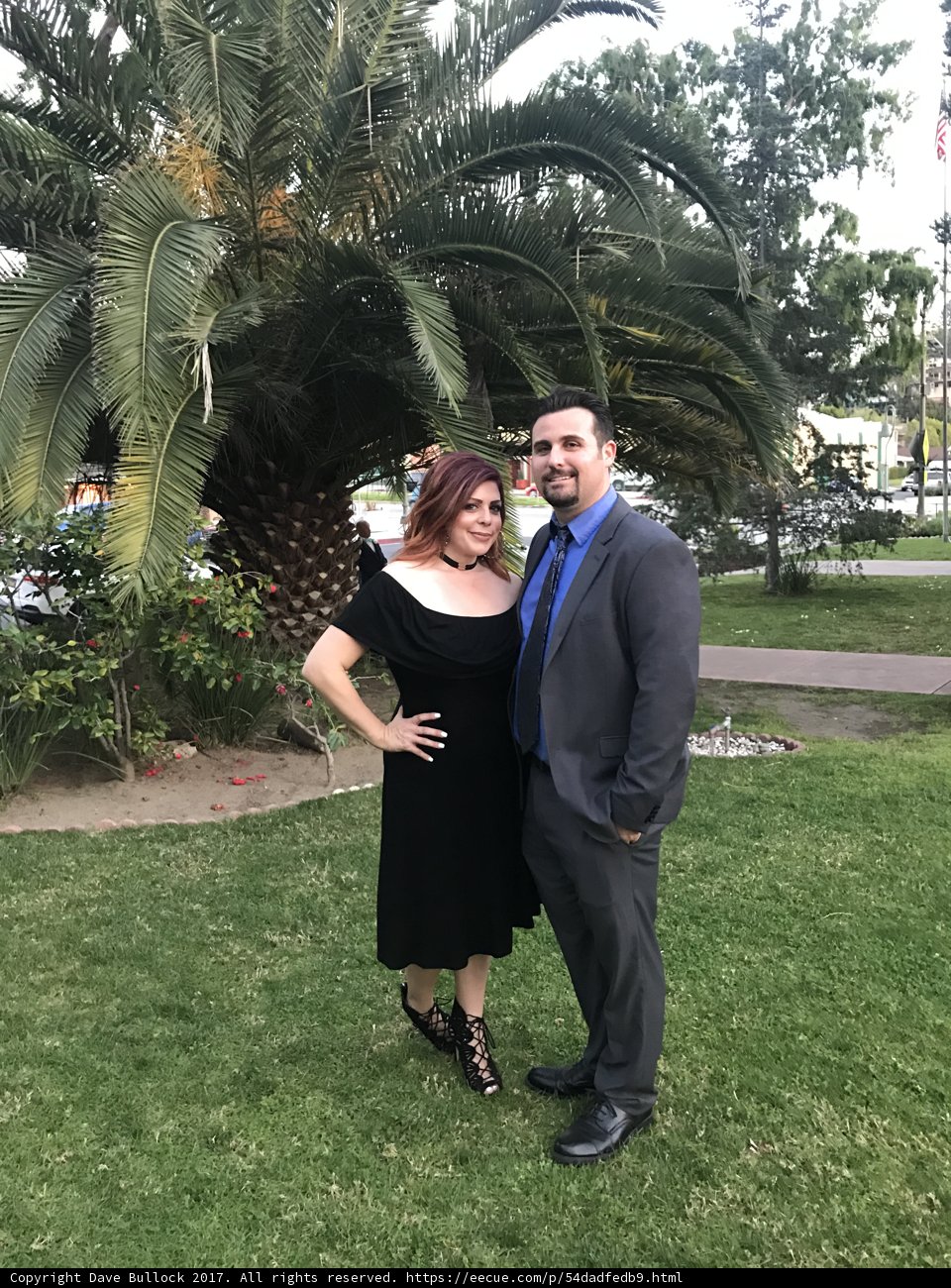 A Formal Evening in the Palm Tree Oasis