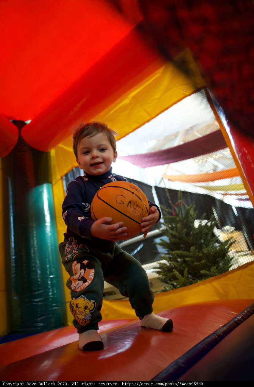 Fun Day at Fort Mason: Basketball in the Bouncy Castle