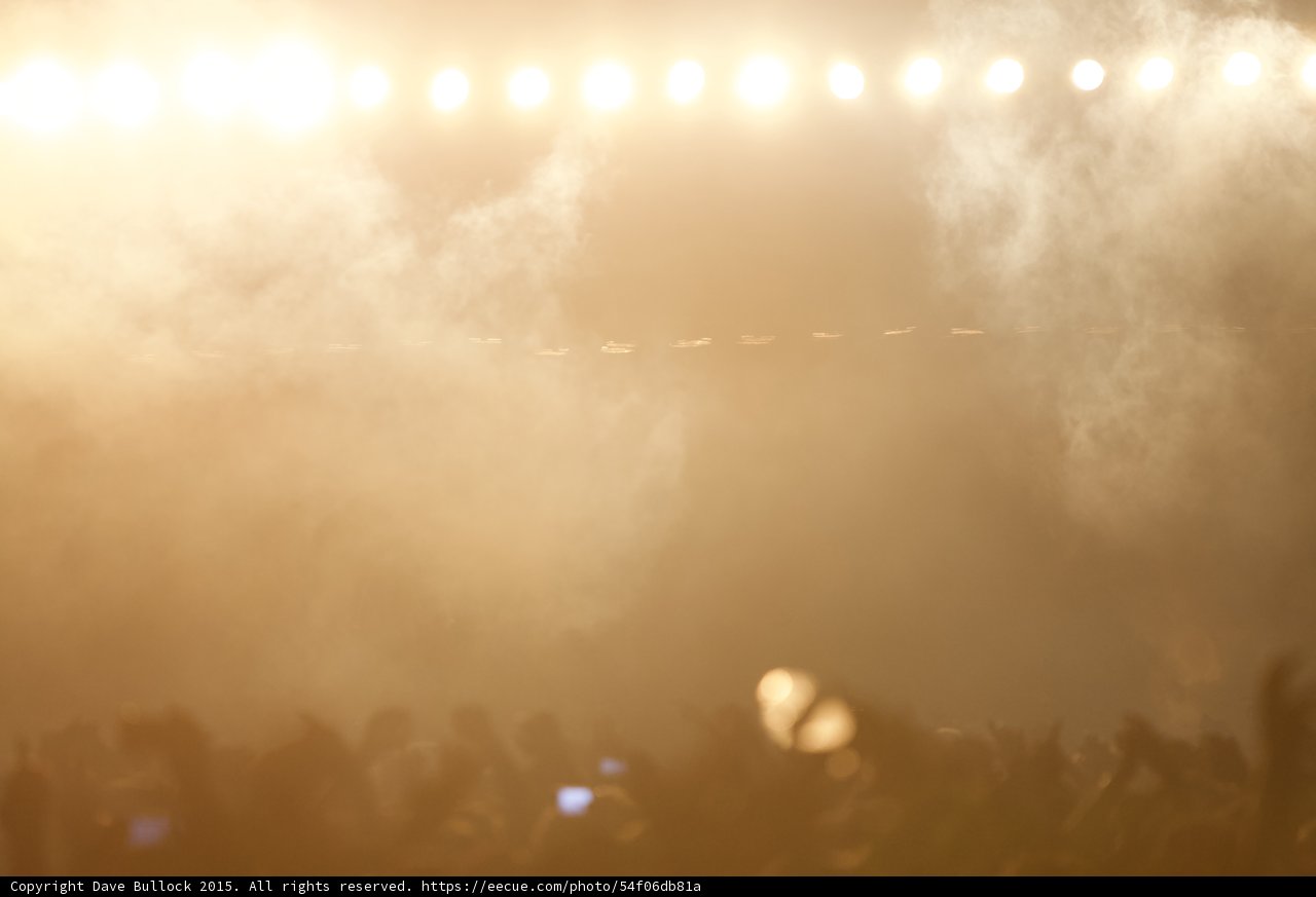 Golden Fog Abstract