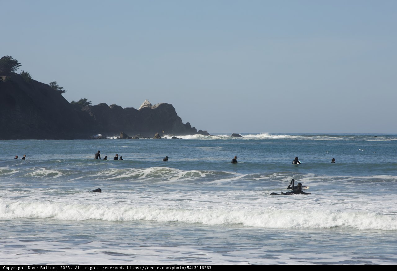 Blue Skies Over Pacifica: A Surfer's Paradise