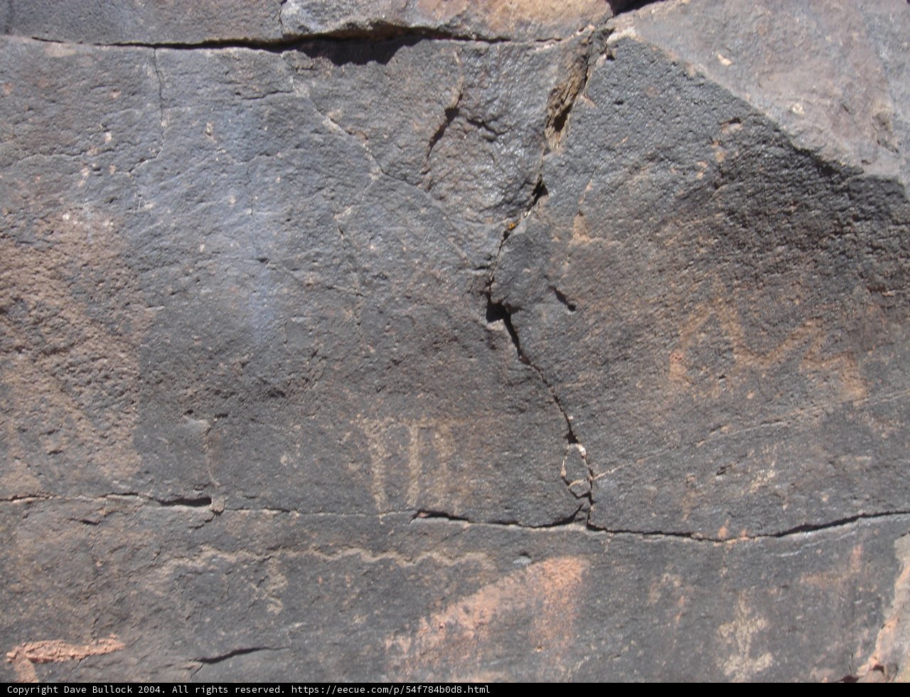 Slate Wall with Markings