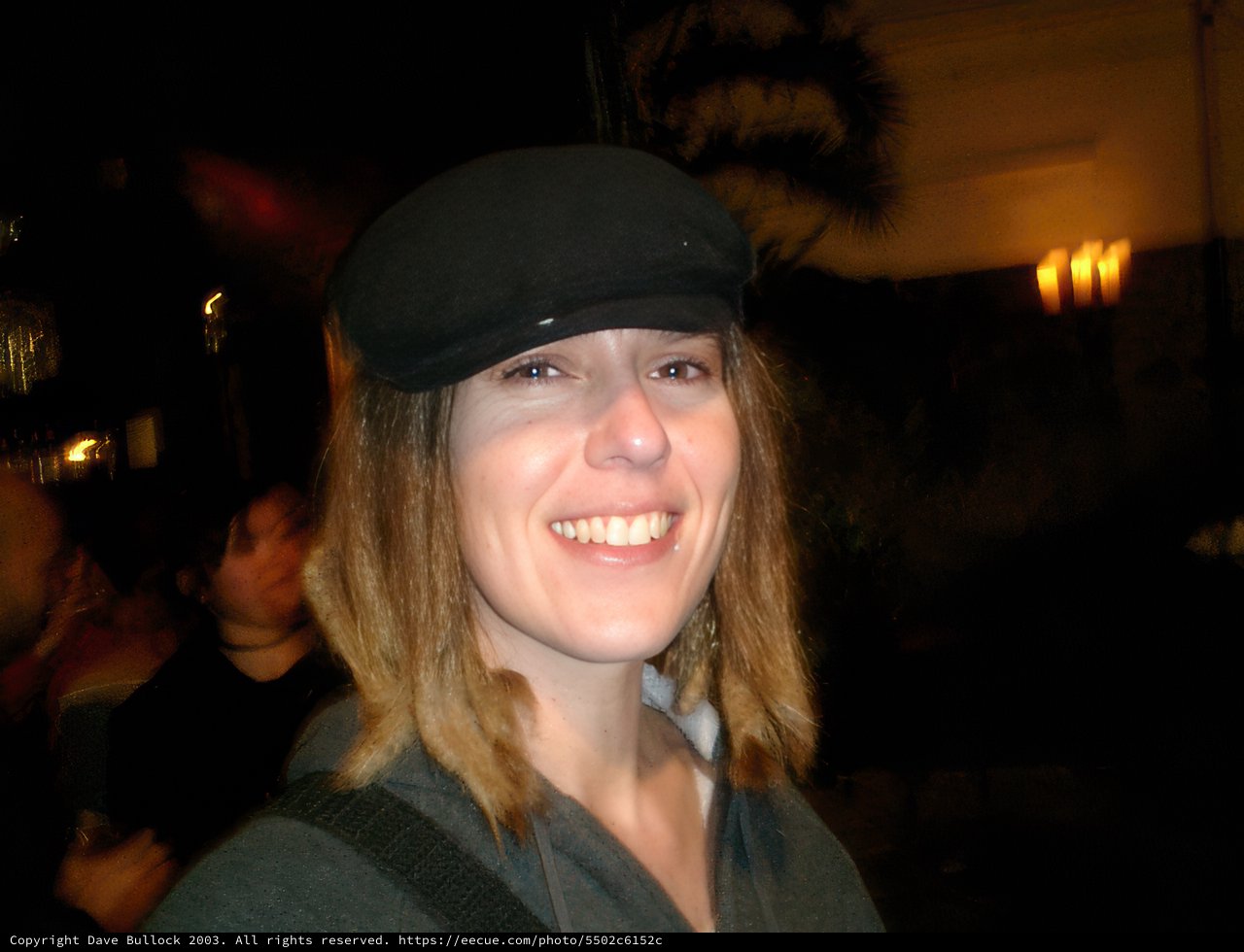 Smiling under the Night Sky