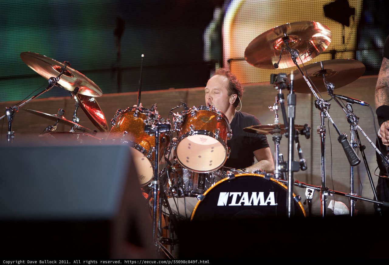 Lars Ulrich Rocks the Crowd with His Drums