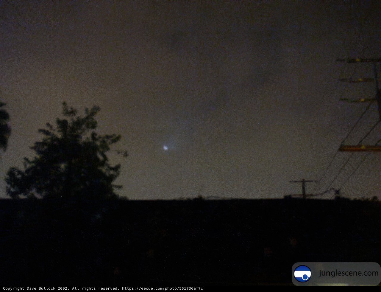 Spectacular Night Sky Display over Urban Landscape