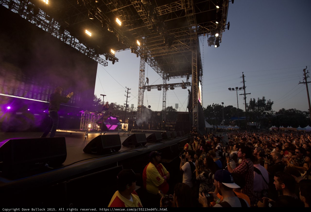 Smoky Stage Warm Lights