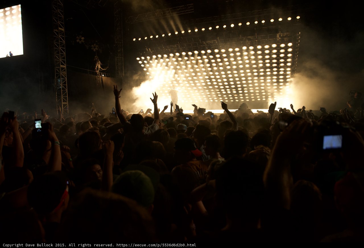 Silhouetted Hands Stage View