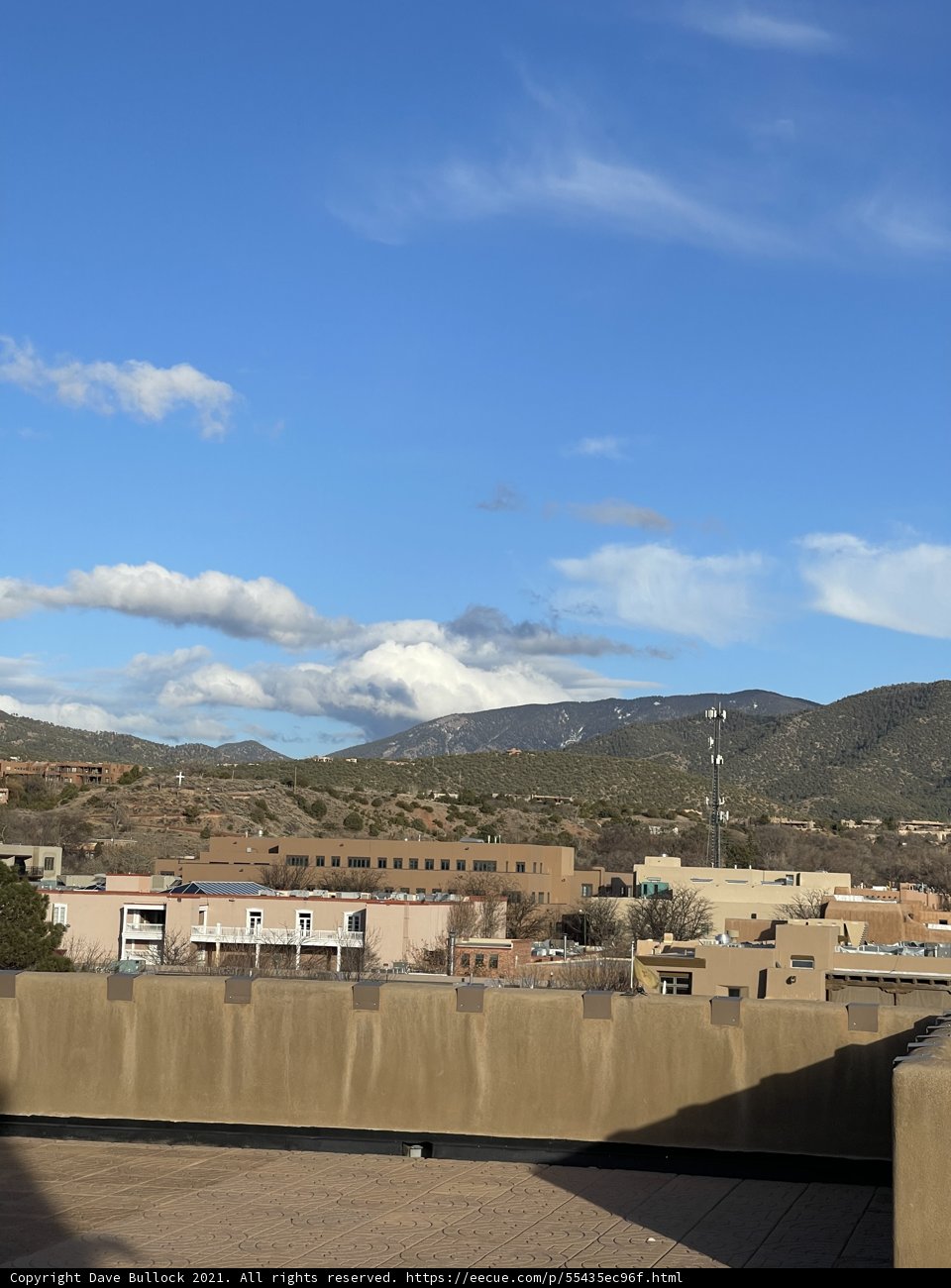 Overlooking Santa Fe's Cityscape